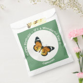 It's a Plain Tiger / African Queen Butterfly Party Bedankzakje (Gezegeld)