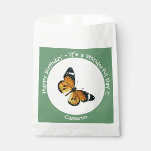 It's a Plain Tiger / African Queen Butterfly Party Bedankzakje