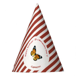 It's a Plain Tiger / African Queen Butterfly Party Feesthoedjes