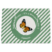It's a Plain Tiger / African Queen Butterfly Party Groot Cadeauzakje (Voorkant)