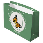 It's a Plain Tiger / African Queen Butterfly Party Groot Cadeauzakje (Achterkant Gekanteld)