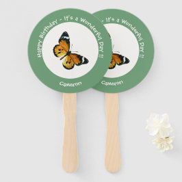 It's a Plain Tiger / African Queen Butterfly Party Handwaaier
