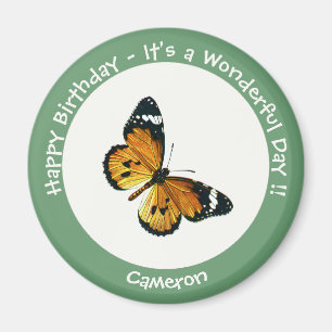 It's a Plain Tiger / African Queen Butterfly Party Magneet