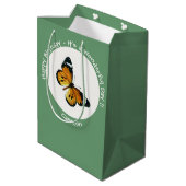 It's a Plain Tiger / African Queen Butterfly Party Medium Cadeauzakje (Achterkant Gekanteld)