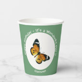 It's a Plain Tiger / African Queen Butterfly Party Papieren Bekers (Voorkant)