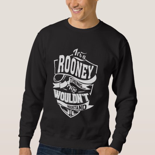 It's a ROONEY Thing Gifts Trui (Voorkant)
