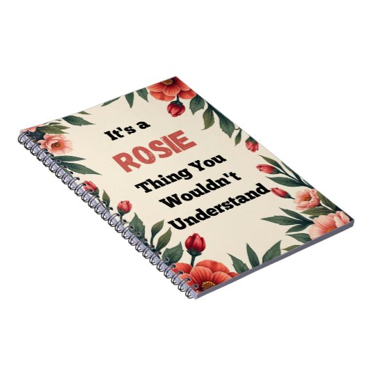 It's a Rosie Thing You Wouldn't Understand Notitieboek (Rechterzijde)