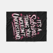 Its A Sabrina Thing You Wouldn't Understand Women  Fleece Deken (Voorkant (Horizontaal))