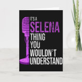 It's A Selena Thing You Wouldn't Understand - Funn Kaart (Voorkant)