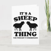 Its A Sheep Thing Design Sheeps Lamb Farmer Gift Kaart (Voorkant)
