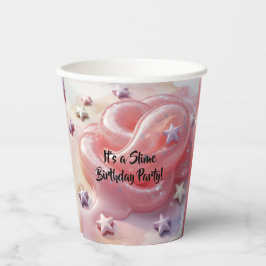 It's a Slime Birthday Party For Girl’s Papieren Bekers