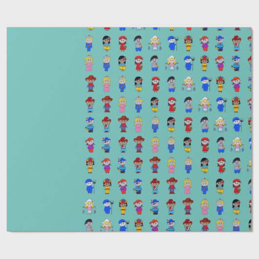 It's a small world cadeaupapier (Vlak)