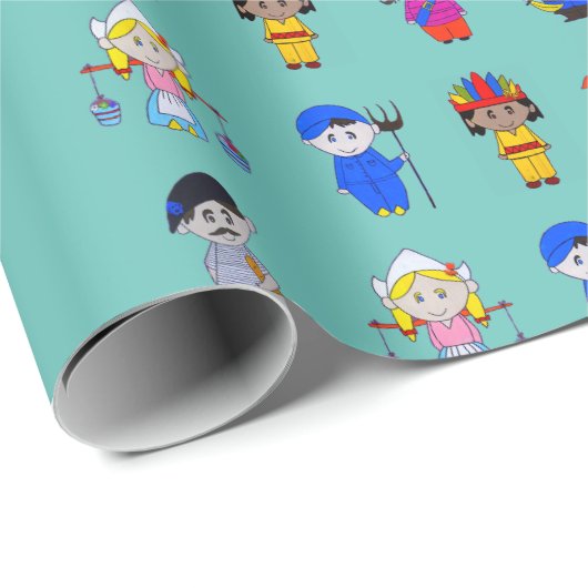 It's a small world cadeaupapier (Rol Hoek)