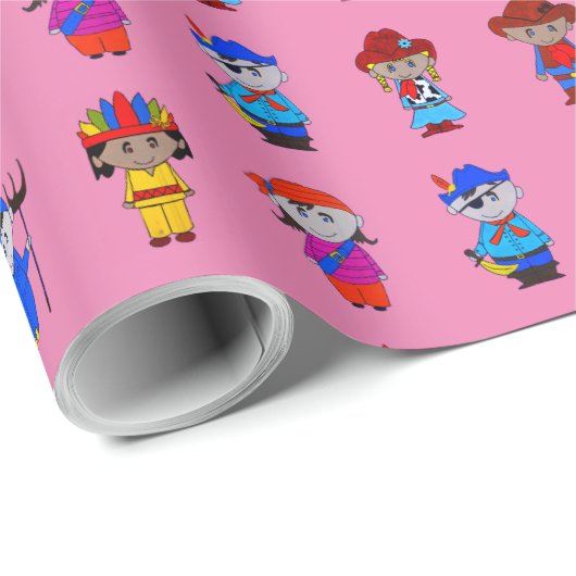 It's a small world cadeaupapier (Rol Hoek)