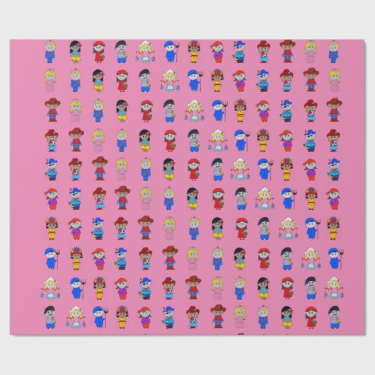 It's a small world cadeaupapier (Vlak)