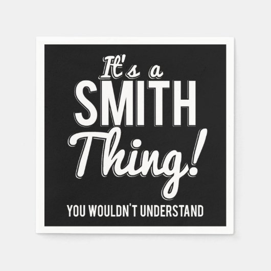 Its A Smith Thing You Wouldnt Understand Servet (Voorkant)
