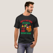 It's A  Squeaky Sound  Christmas Squirrel 2 T-shirt (Voorkant volledig)