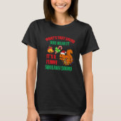 It's A  Squeaky Sound  Christmas Squirrel T-shirt (Voorkant)