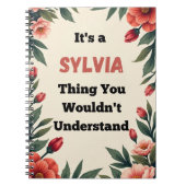 It's a Sylvia Thing You Wouldn't Understand Notitieboek (Voorkant)