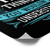 It's A Tiffany Thing You Wouldn't Understand Women Poster (Hoek)