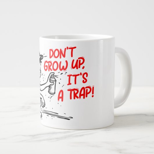 It's a trap grote koffiekop (Voorkant rechts)