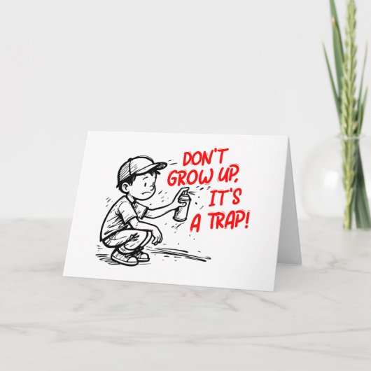 It's a trap kaart (Voorkant)