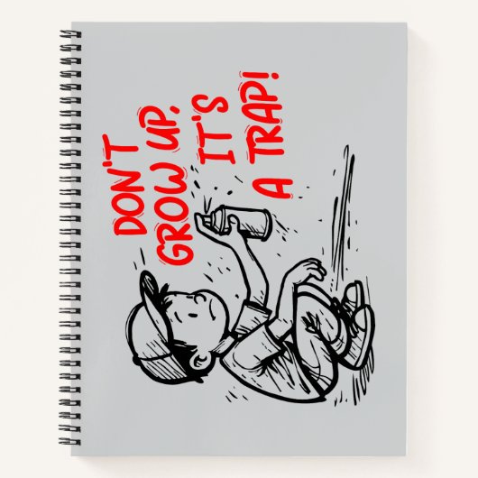 It's a trap notitieboek (Voorkant)