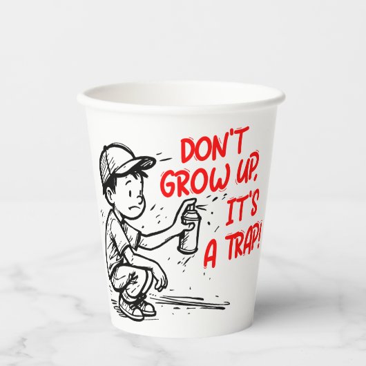 It's a trap papieren bekers (Voorkant)