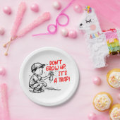 It's a trap papieren bordje (Feest)