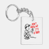 It's a trap sleutelhanger (Voorkant Links)