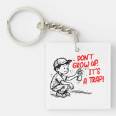 It's a trap sleutelhanger (Voorkant)