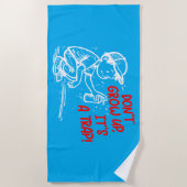 It's a trap strandlaken (Voorkant)