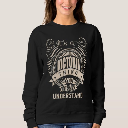 It's a VICTORIA Thing   Trui (Voorkant)