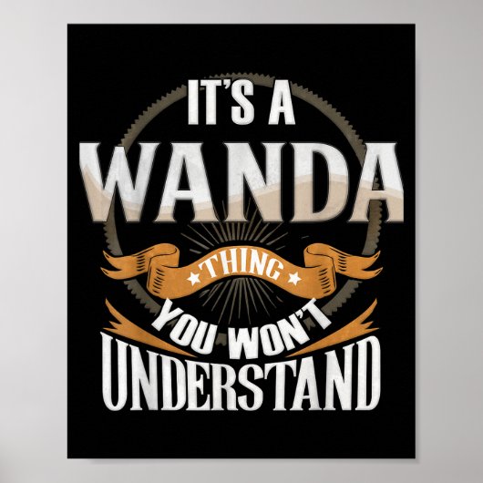 It's A Wanda Thing You Wont Understand  Poster (Voorkant)