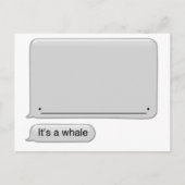 its a whale briefkaart (Voorkant)