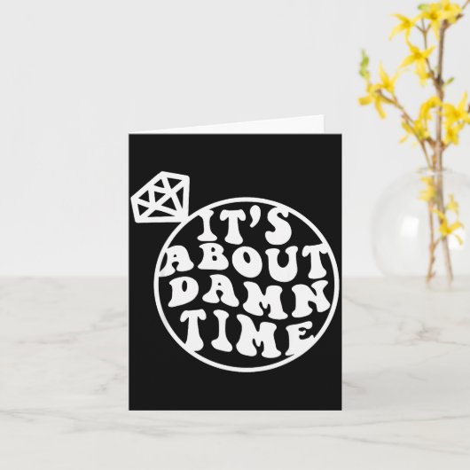 It's About Time, Big Bach Energy, Bachelorette Par Kaart (Gele Bloem)