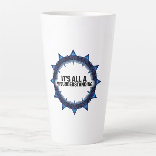 It's All A Misunderstanding Latte Mok (Voorkant)