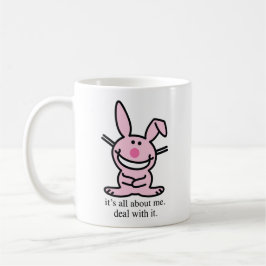 It's all about me deal with it funny bunny Mug Koffiemok