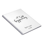 It's All Happening Wedding Planning Journal Notitieboek (Rechterzijde)