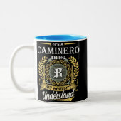 It's an Caminero Thing You Wouldn't Understand Tweekleurige Koffiemok (Links)