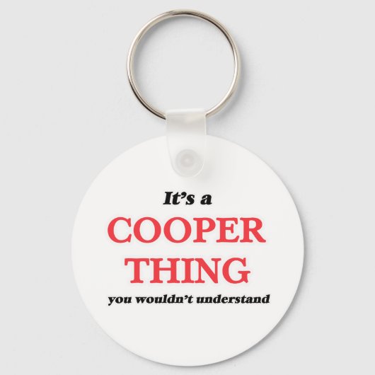 It's and Cooper thing, you wouldn't understand Sleutelhanger (Voorkant)