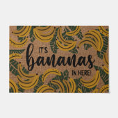 It's Bananas I'm Here Doormat, Funny Bananas Rug Deurmat (Voorkant)