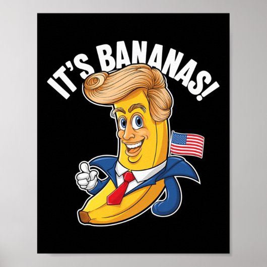 It's Bananas (voor Scale) Starship Funny Meme Humo Poster (Voorkant)