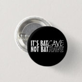 It's BatCAVE, not BatRAVE Ronde Button 3,2 Cm (Voorkant /achterkant)