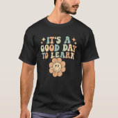 It's Beautiful Day For Learning Retro Teacher Stud T-shirt (Voorkant)