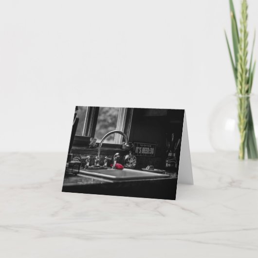 It's Beer:30 Blank Note Card Kaart (Voorkant)