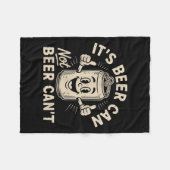 It's Beer Can Not Beer Can't Fleece Deken (Voorkant (Horizontaal))