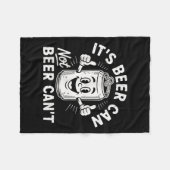 It's Beer Can Not Beer Can't Fleece Deken (Voorkant (Horizontaal))