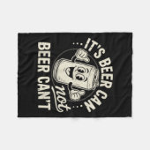 It's Beer Can Not Beer Can't Fleece Deken (Voorkant (Horizontaal))