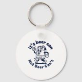 It's Beer Can Not Beer Can't Funny Beer Brewing Dr Sleutelhanger (Voorkant)